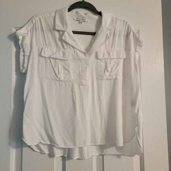 Rose & Olive Tops - Rose And Olive White Top